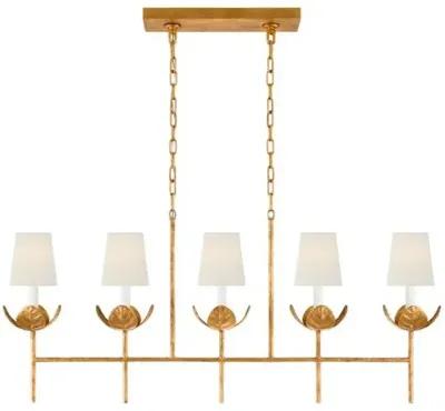 Visual Comfort - Illana Large Chandelier - Antique Gold Leaf