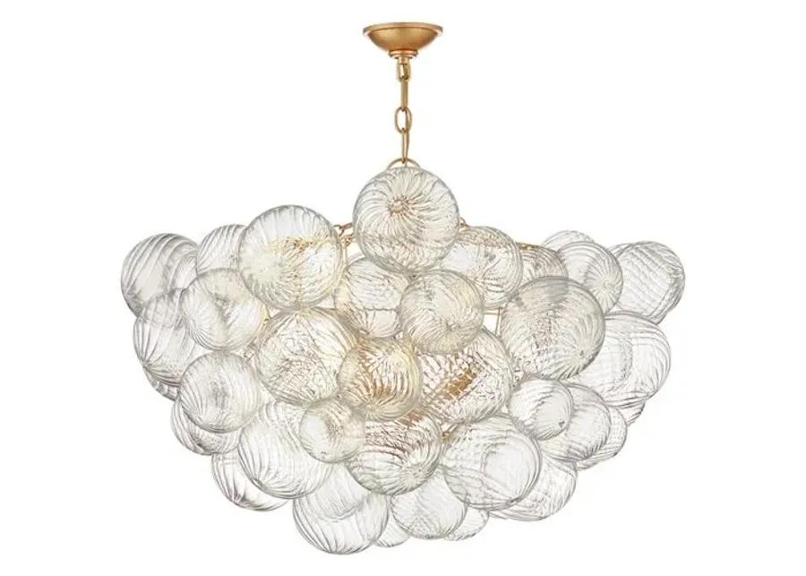 Visual Comfort - Talia Large Glass Chandelier - Gild - Gold