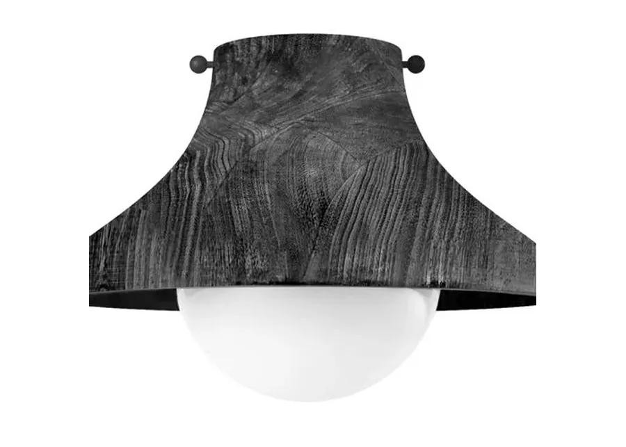 Coastal Living Surfside Wood Flush Mount - Black - Regina Andrew