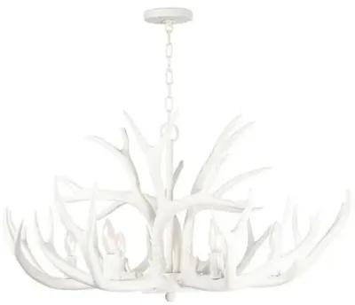 Antler Chandelier - Matte White - Regina Andrew