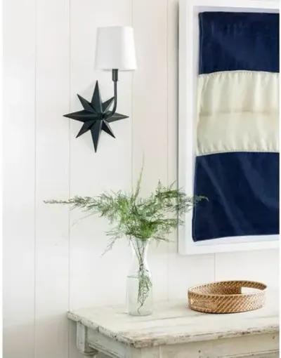 Coastal Living Etoile Sconce - Bronze - Regina Andrew - Black