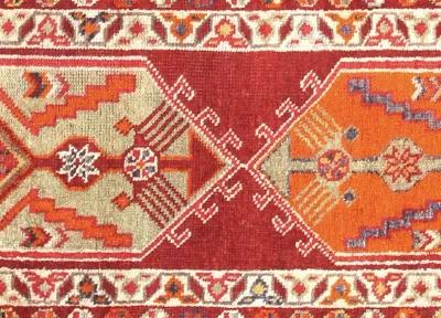 1960s Turkish Oushak Runner - 2'10"x13'1" - Nalbandian - Red