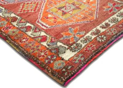 1960s Turkish Oushak Runner - 2'10"x10'9" - Nalbandian - Orange