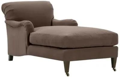 Hayes Chaise - Handcrafted - Brown - Comfortable, Sturdy, Stylish