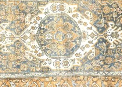 1920s Persian Melayer Runner,3'6"x15'11" - Nalbandian - Orange