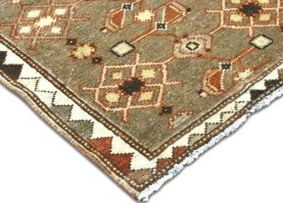 1920s Persian Melayer Runner - 2'6" x 14' - Nalbandian - Brown