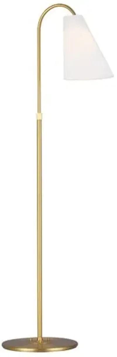 Visual Comfort - Signoret Task Floor Lamp - Burnished Brass