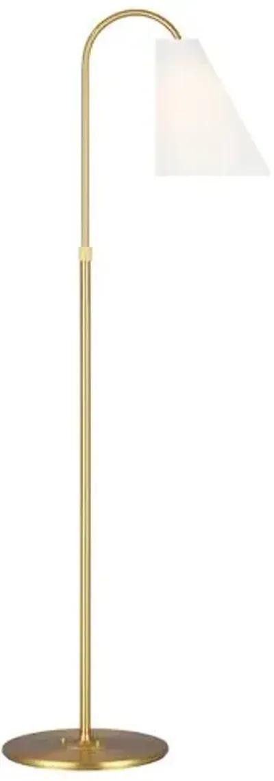 Visual Comfort - Signoret Task Floor Lamp - Burnished Brass