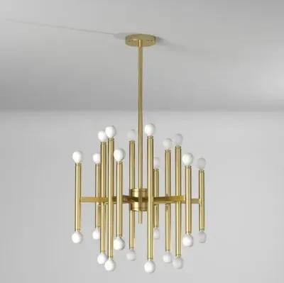 Visual Comfort - Beckham Modern Medium Chandelier - Burnished Brass