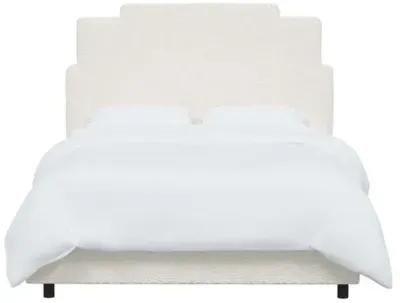 Paxton Bed - Sheepskin Natural - White