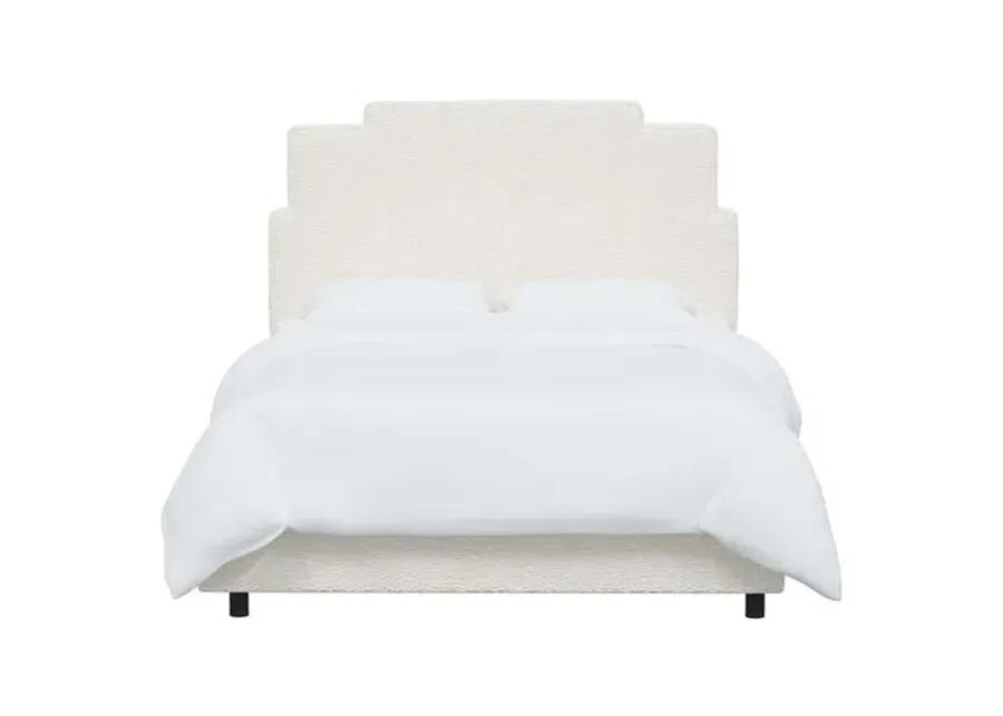 Paxton Bed - Sheepskin Natural - White