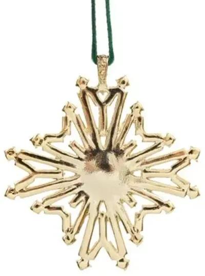 Baguette Snowflake Hanging Ornament - Gold - Joanna Buchanan