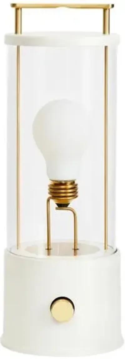 Muse Portable Indoor/Outdoor Lantern - Candlenut White - Tala Lighting