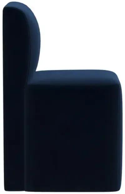 Graham Velvet Dining Chair - Blue