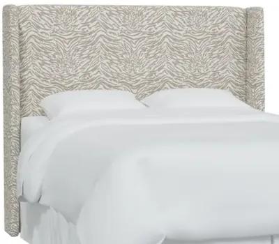 Kelly Lope Wingback Headboard - Beige