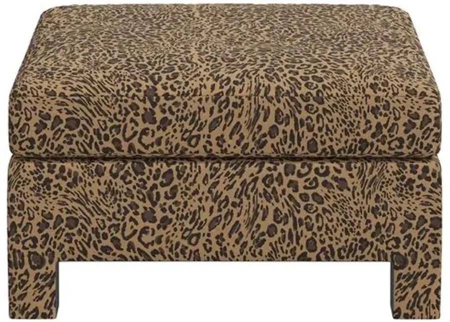 Bryn Pounce Ottoman - Brown