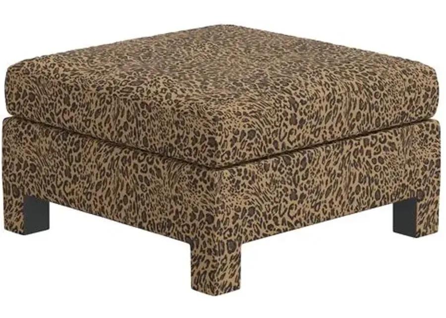 Bryn Pounce Ottoman - Brown