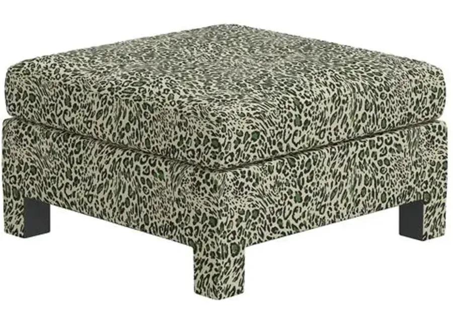 Bryn Pounce Ottoman - Green