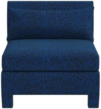 Bryn Slipper Chair - Blue