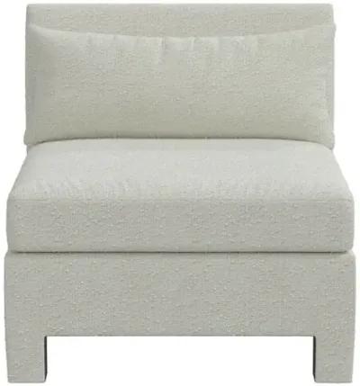 Bryn Bouclé Slipper Chair - White