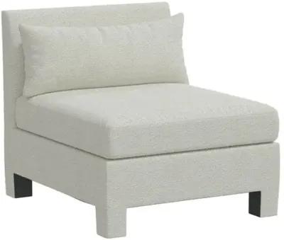 Bryn Bouclé Slipper Chair - White