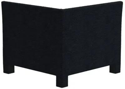 Bryn Bouclé Corner Chair - Black