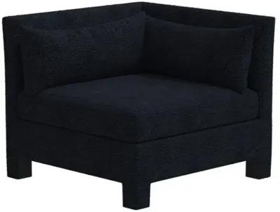 Bryn Bouclé Corner Chair - Black