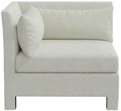 Bryn Bouclé Corner Chair - White