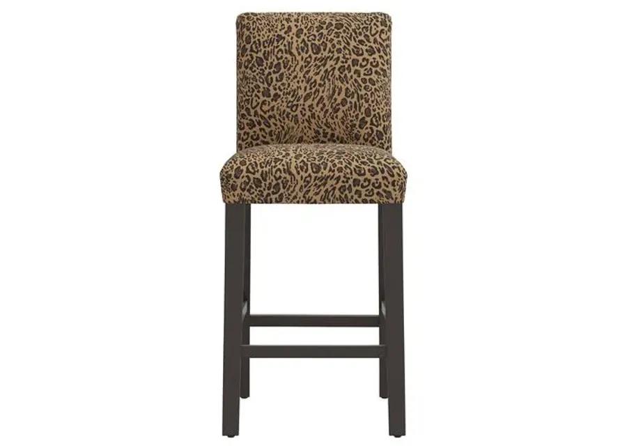 Shannon Pounce Barstool - Brown