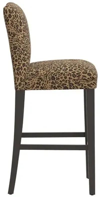 Shannon Pounce Barstool - Brown