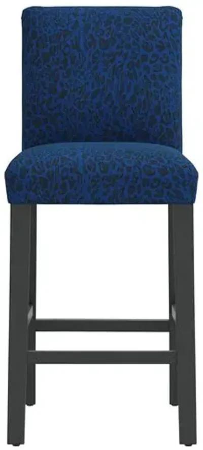 Shannon Pounce Barstool - Blue