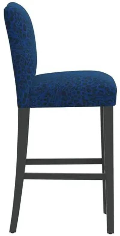 Shannon Pounce Barstool - Blue