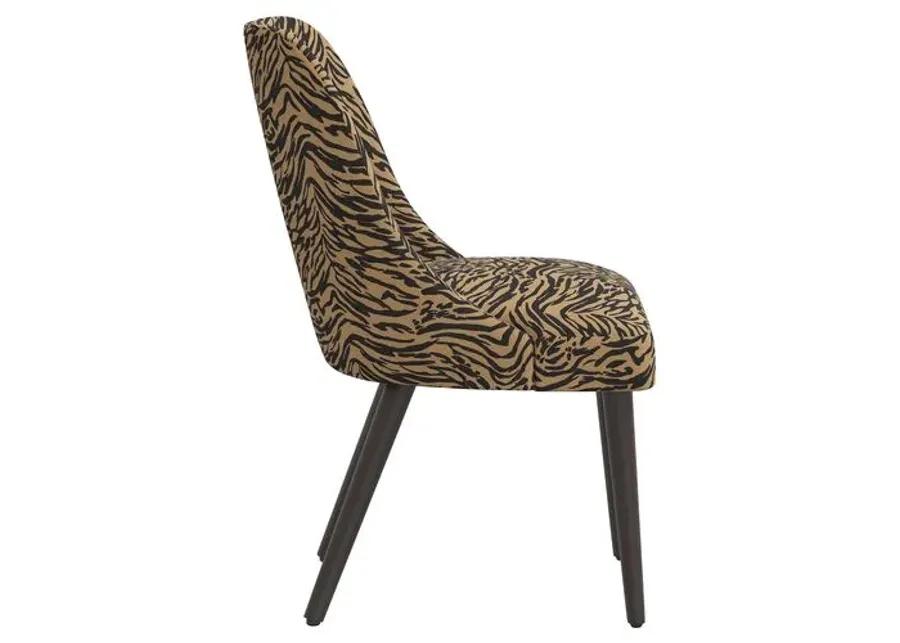 Barron Lope Side Chair - Brown