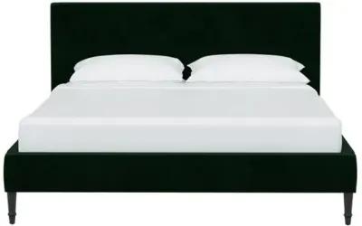 Lili Velvet Bed - Emerald - Green