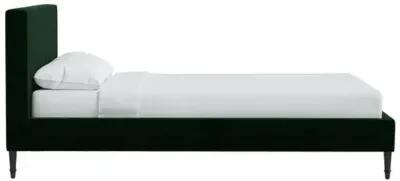 Lili Velvet Bed - Emerald - Green