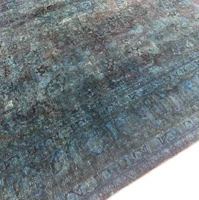 10'x13' Melanie Handmade Rug - Teal Blue - F.J. Kashanian - Blue