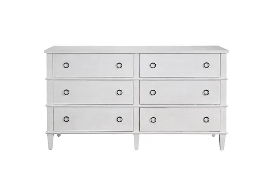 Owen 6-Drawer Dresser - White