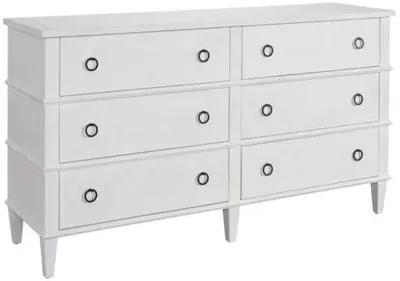 Owen 6-Drawer Dresser - White