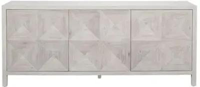 Elsa 76" Credenza - Whitewash - Ivory