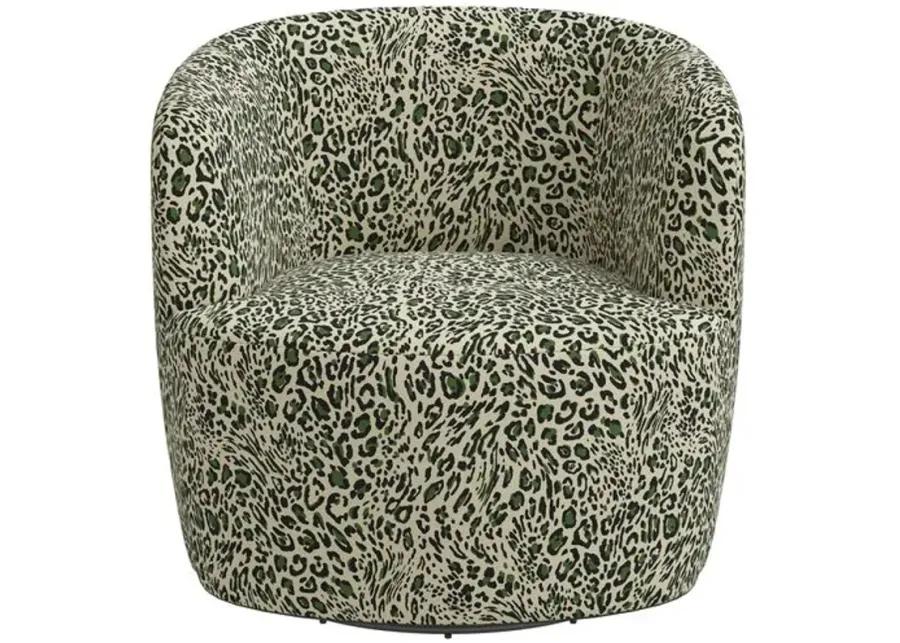 Chester Pounce Swivel Chair - Handcrafted