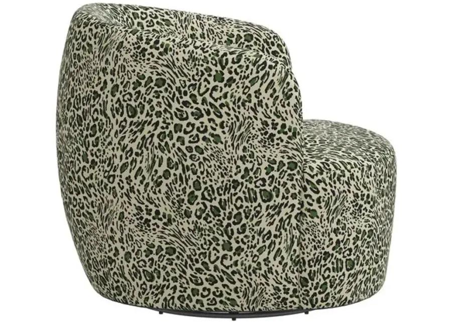 Chester Pounce Swivel Chair - Handcrafted