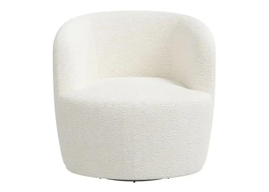 Chester Sheepskin Swivel Chair - Natural