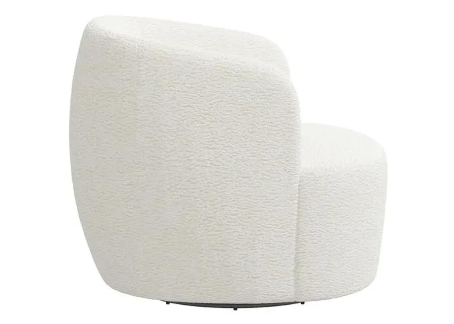 Chester Sheepskin Swivel Chair - Natural