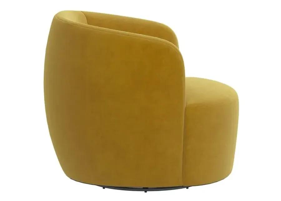 Chester Velvet Swivel Chair