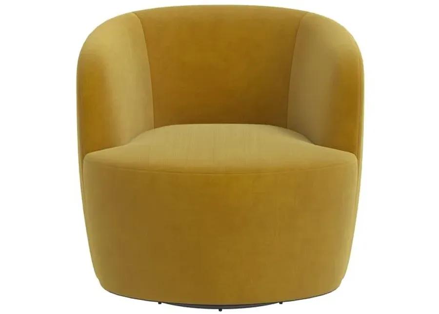 Chester Velvet Swivel Chair