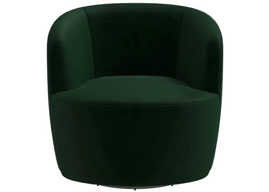 Chester Velvet Swivel Chair