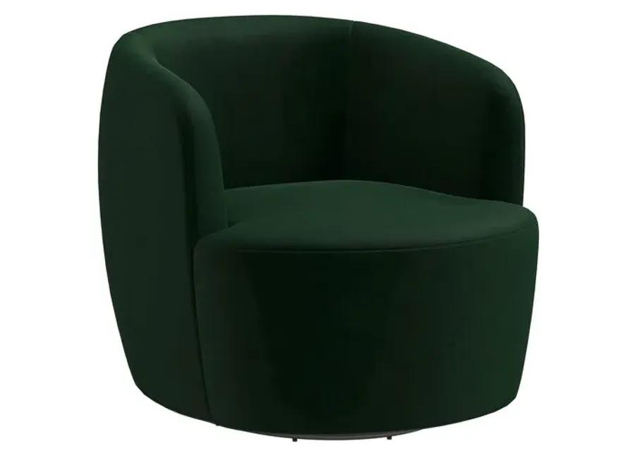 Chester Velvet Swivel Chair