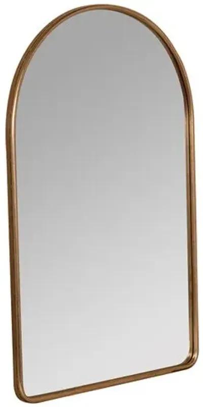 Shea Arched Wall Mirror - Gold