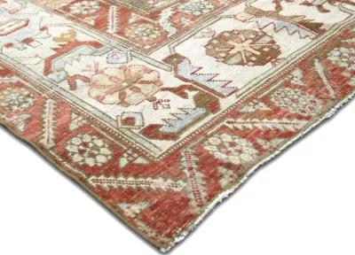 1910s Persian Baktiari Rug - 12'3"x16'1" - Nalbandian - Red - Red