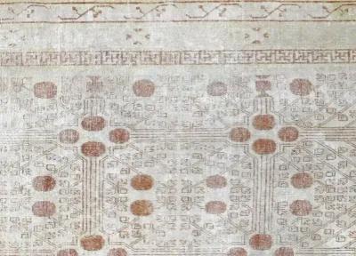 1920s Khotan Rug - 8'8" x 16'9" - Nalbandian - Beige - Beige